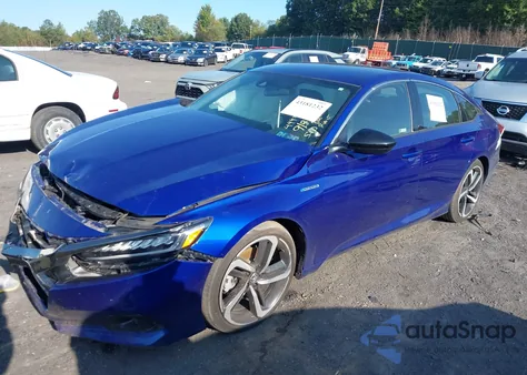 2022 Honda Accord Hybrid Sport from USA, damaged, VIN 1HGCV3F26NA044435